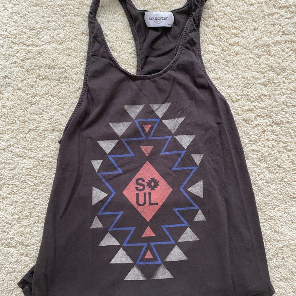 Soulcycle Gray tank top 2014
